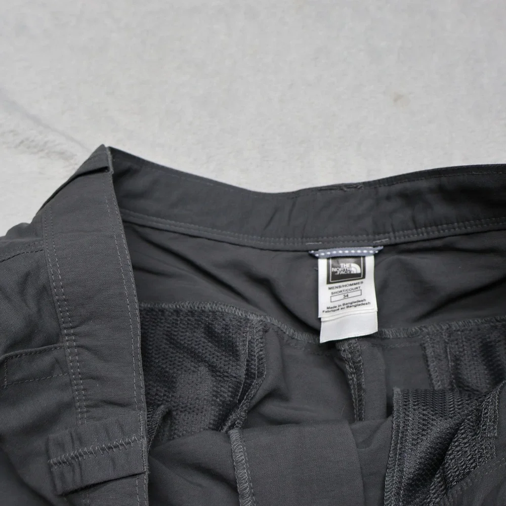 North Face Pants Mens‎ 34 Short Black Straight Lightweight Hiking Outdoor 33x31